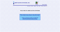 Desktop Screenshot of abbyrating.com